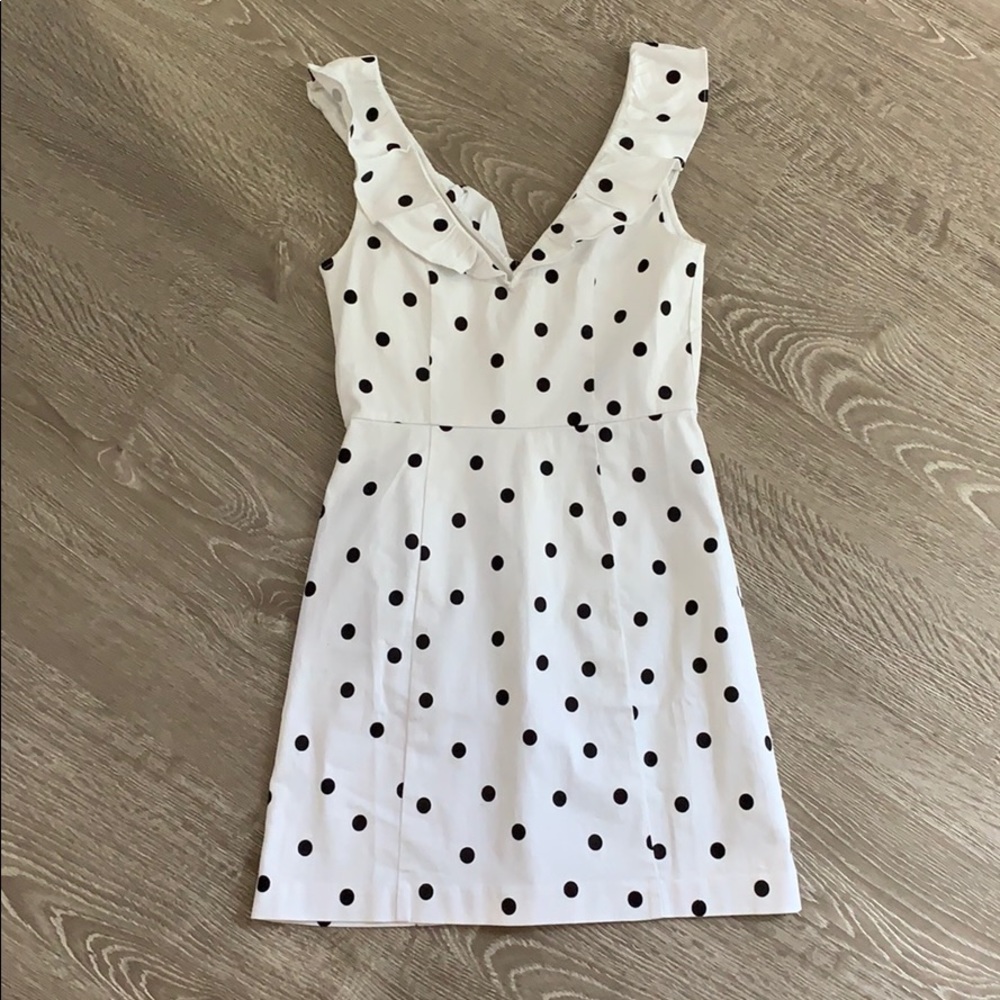 Polka dot mini dress- New